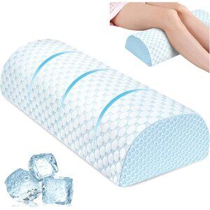 Side Sleepers Pillow Memory Foam Half Moon Bolster Neck Relief 23.6" x 8.7" x 5"